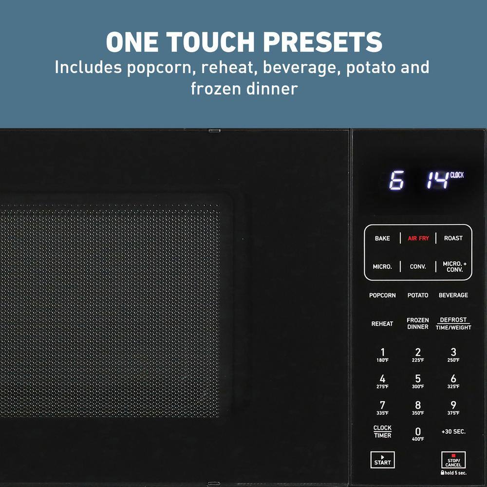 West Bend 1.3 Cu. Ft. Stainless Steel 3-in-1 Microwave Air Fry Convection Oven