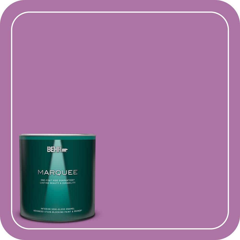 1 qt. #670B-6 Orchid Kiss Semi-Gloss Enamel Interior Paint & Primer price history on PriceWatchPro