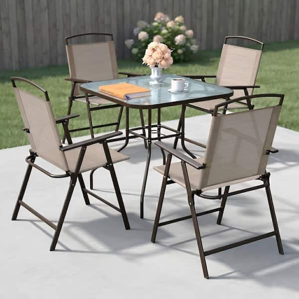 24 square patio table with umbrella hole PHI VILLA 37" Metal Steel Slat Dining Backyard Bistro Table Outdoor Furniture Garden Table, 1.57 Hole, Black : Patio, Lawn & Garden our table is the ultimate addition to your backyard Crestlive Products Patio table Square