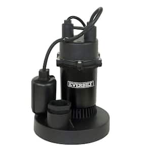 1/2 HP Submersible Sump Pump with Tether
