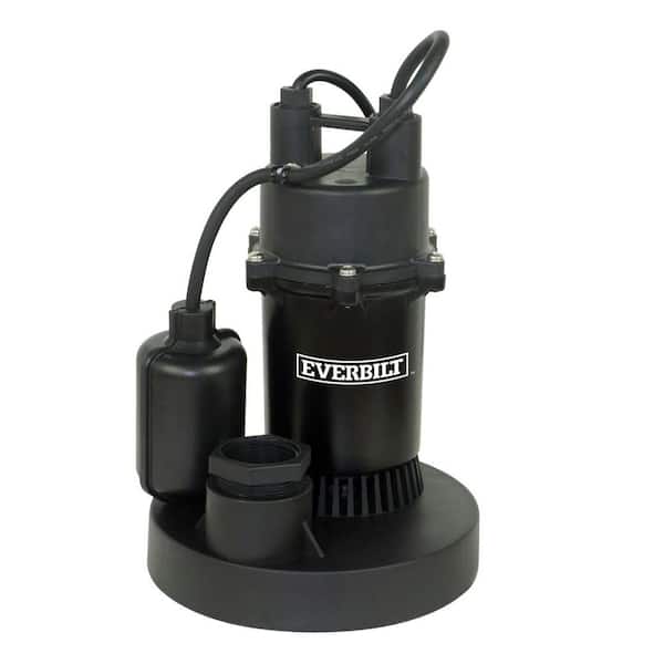 Everbilt 1/2 HP Submersible Sump Pump with Tether