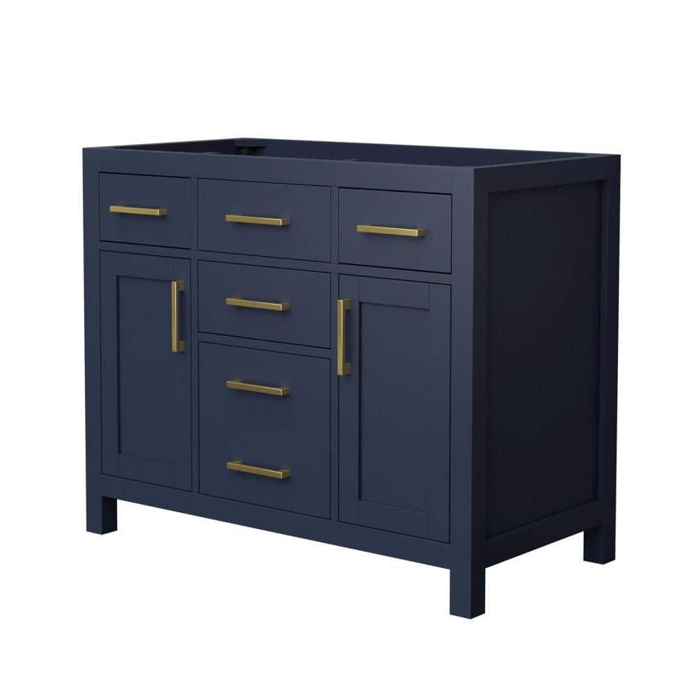 Beckett 41 in. Bath Vanity Cabinet without Top in Dark Blue price history on PriceWatchPro