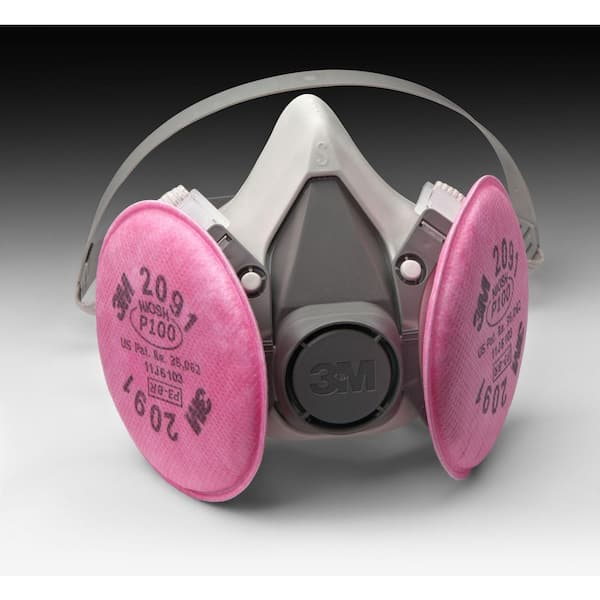 1pc. Small Half Facepiece Reusable Respirator Assembly 6191/07001(AAD), P100