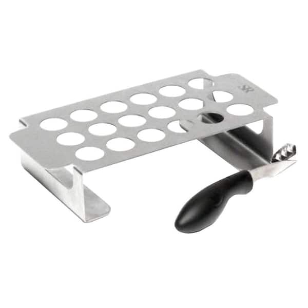 Steven Raichlen Best of Barbecue Stainless Steel Jalapeno Rack and Corer Set