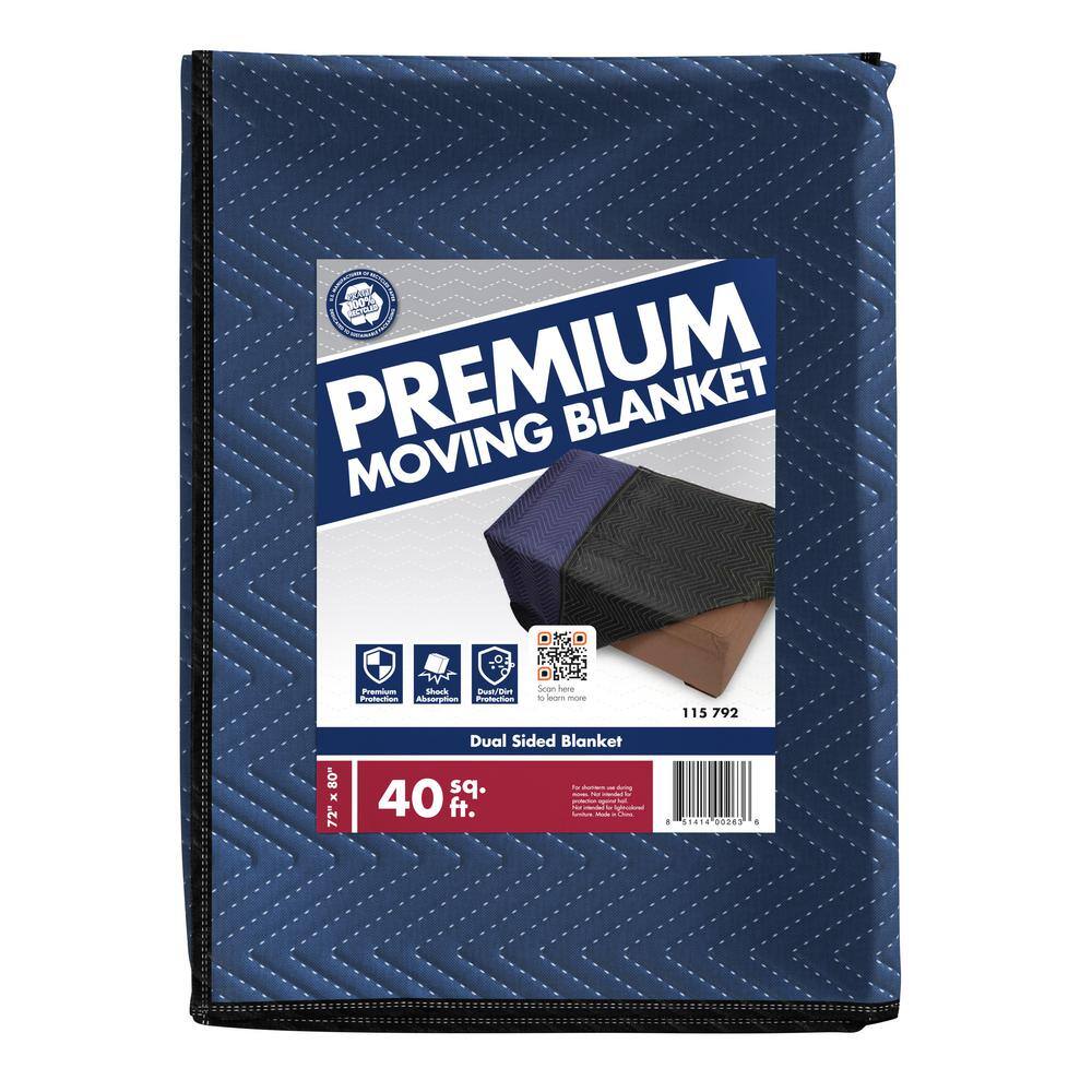 Pratt Retail Specialties 80 in. L x 72 in. W Premium Moving Blanket