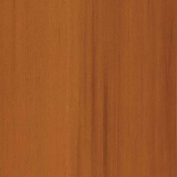 Clopay 4 in. x 3 in. Wood Garage Door Sample in Light Cedar with Natural 078 Stain