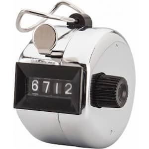 Tally Counter Tally Counter, Hand Held Counter, 4 Digit Manual Mechanical Click Counter, Box of 5