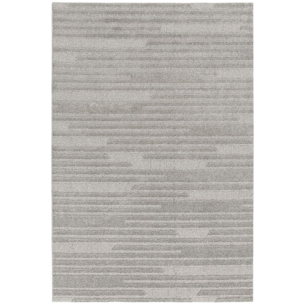Vinings 6 ft. x 9 ft. Gray Area Rug
