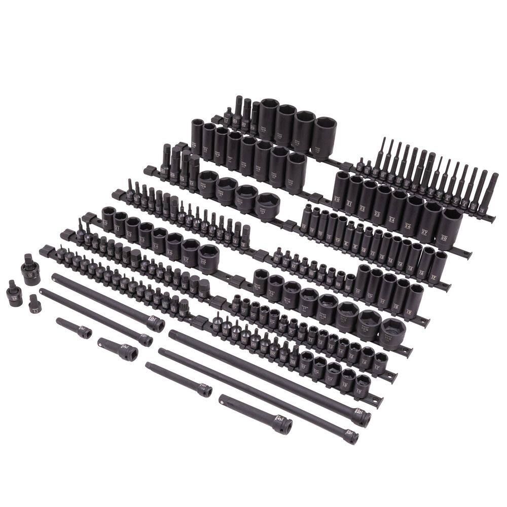 SUNEX TOOLS Mixed Drive Master Impact Socket Set (181-Piece) 10181