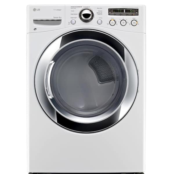 LG 7.3 cu. ft. Electric Dryer with Steam in White
