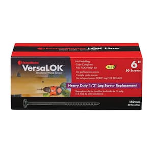 VersaLOK 0.220 in. x 6 in. Torx Flat Head Wood Screw (50-Pack)