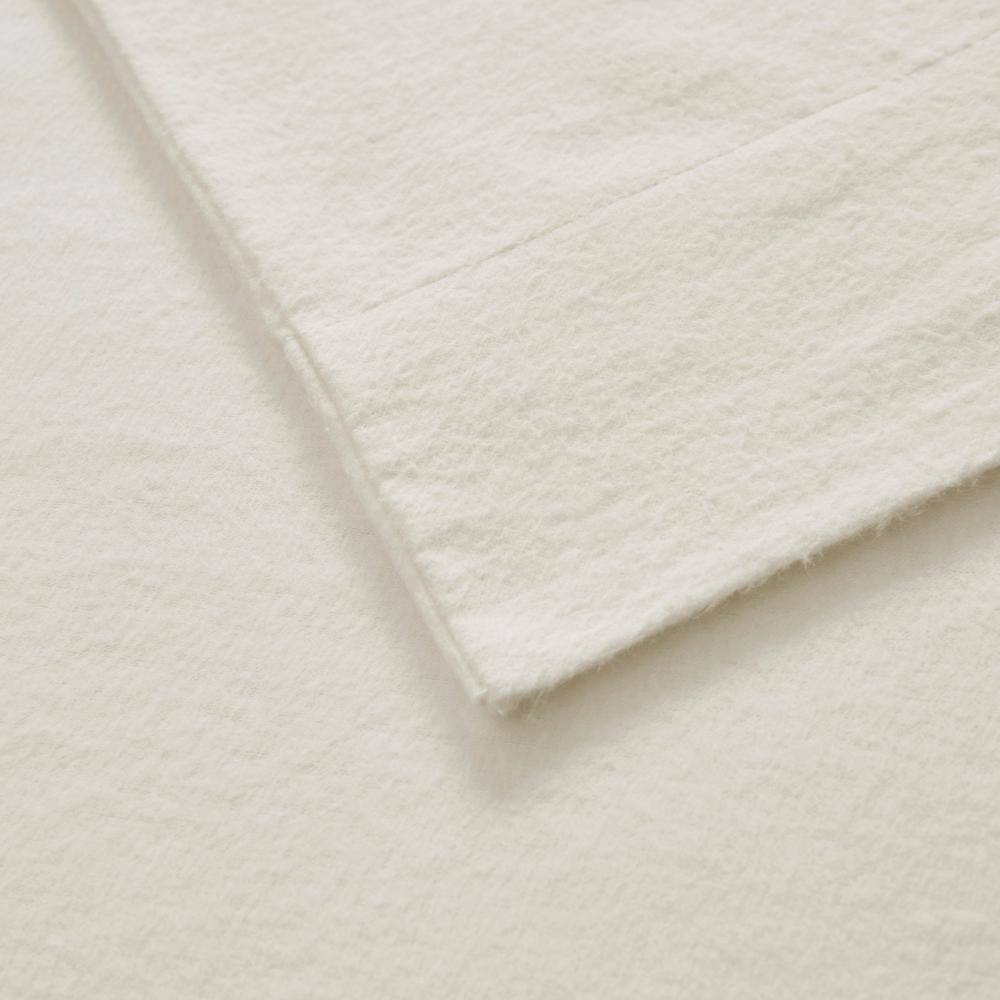 Ivory Queen Cotton Flannel 4-Piece Sheet Set