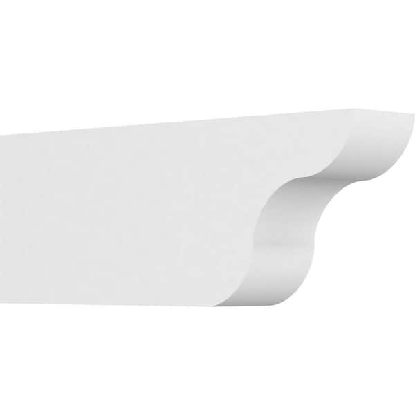 Ekena Millwork 3 in. x 6 in. x 16 in. Carmel PVC Rafter Tail Brace