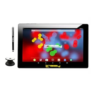 10.1 in. 1280x800 IPS 2GB RAM 32GB Storage Android 12 Tablet with Pop Holder and Pen Stylus