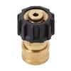 Powercare 3/8 in. Male NPT x Male M22 Pressure Washer Hose to Trigger  Coupler AP31085 - The Home Depot
