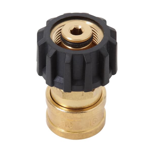Plug X 22mm Coupler Pressure Washer Cleaner Quick Connect Twist 3/8 Nipple 