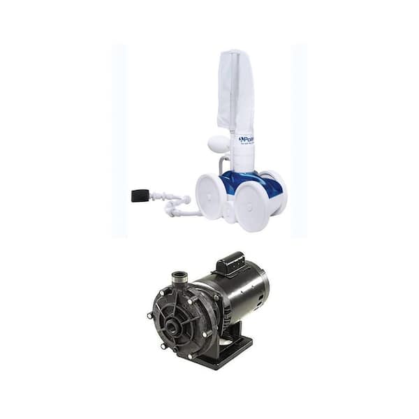 Booster Pump for Pressure Pool Vacuums and Vac-Sweep 280 Automatic Inground Pool Vacuum Combo