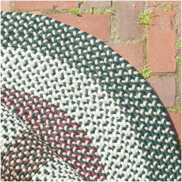 Colonial Mills Brook Farm Blackberry 5 ft. x 8 ft. Oval Braided Area Rug  BF42R060X096 - The Home Depot