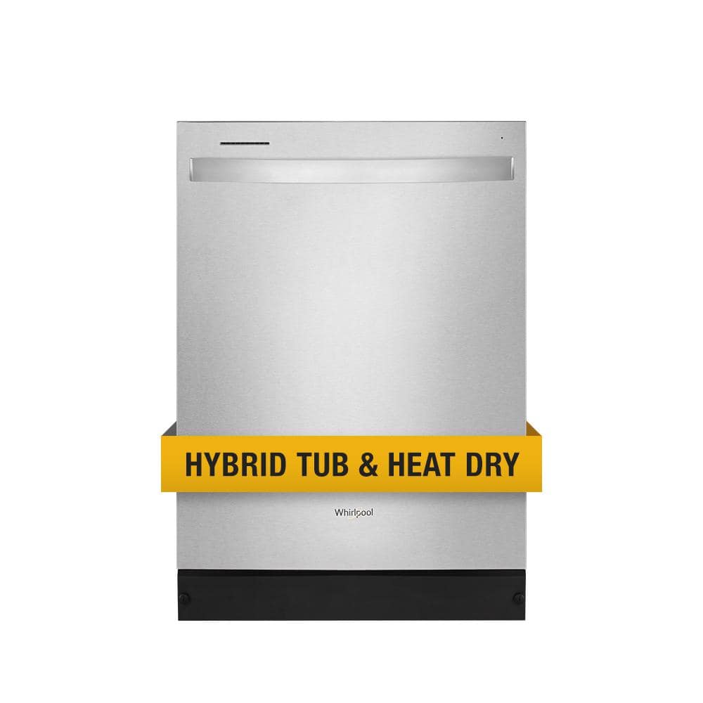 Whirlpool 24 in. Fingerprint Resistant Stainless Steel Top Control