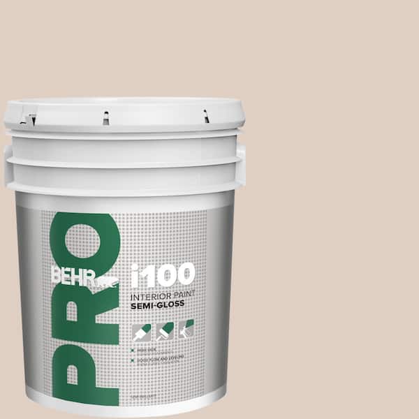 5 gal. #PPL-77 Cocoa Parfait Semi-Gloss Interior Paint