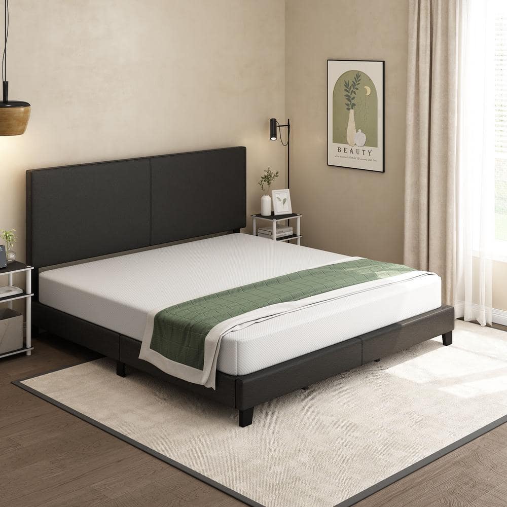 Furinno Tidur King Medium Firm Cooling Gel 8 In. Bed-in-a-Box
