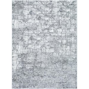 Andorra Plus Gray/Cream Abstract 8 ft. x 10 ft. Indoor Area Rug