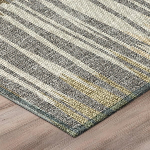 Chantille Machine Washable Indoor/Outdoor Abstract ACN2896 Beige 3 ft. x 4 ft. Area Rug