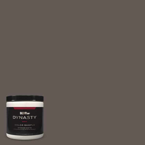 BEHR DYNASTY 8 oz. #BXC-71 Wood Acres Matte Stain-Blocking Interior/Exterior Paint and Primer Sample