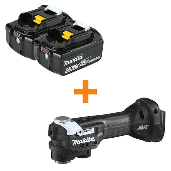Makita 18V LXT Lithium-Ion Battery Pack 5.0 Ah with LED Charge Level (2 ...
