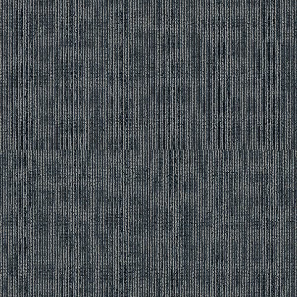 Shaw Generous Blue Commercial 24 in. x 24 Glue-Down Carpet Tile (20 Tiles/Case) 80 sq. ft.