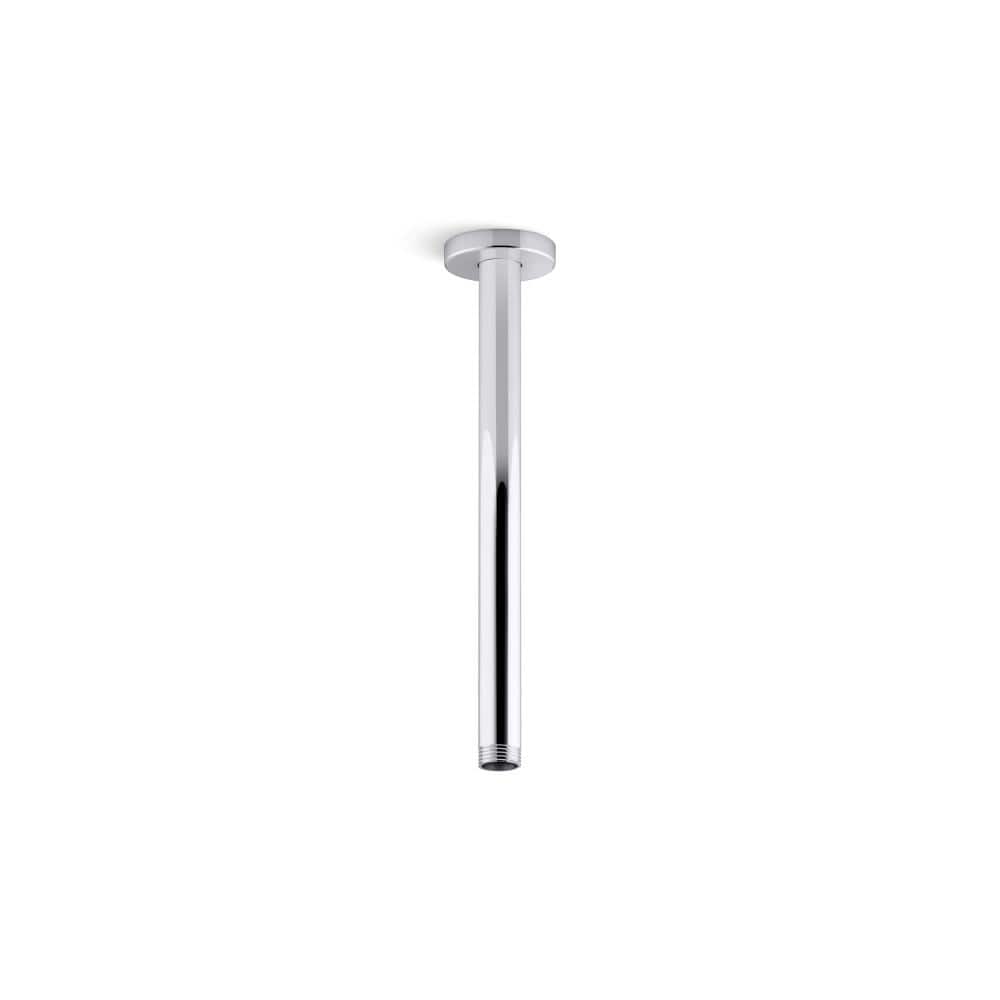 Statement 12 in. Ceiling-Mount Single-Function Rainhead Arm And Flange in Vibrant Polished Nickel price history on PriceWatchPro