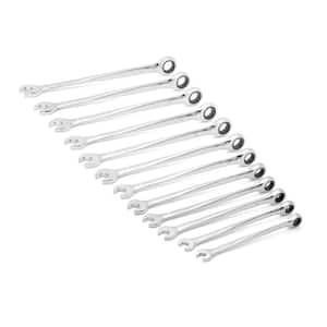 Metric 72-Tooth X-Beam Combination Ratcheting Wrench Tool Set (12-Piece)