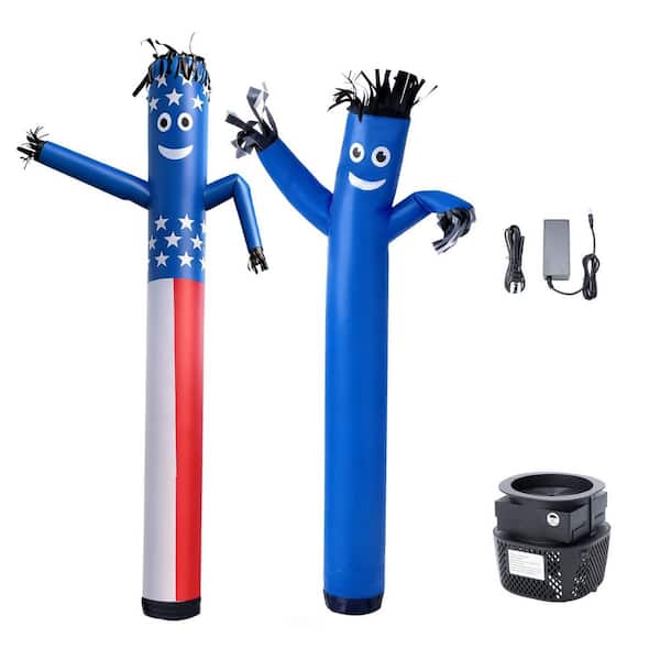 Inflatable Tube Man with Blower and Blower Fan, 6 ft. Tall, Wacky Waving Wind Flying Inflatable Dancing Tube Guy