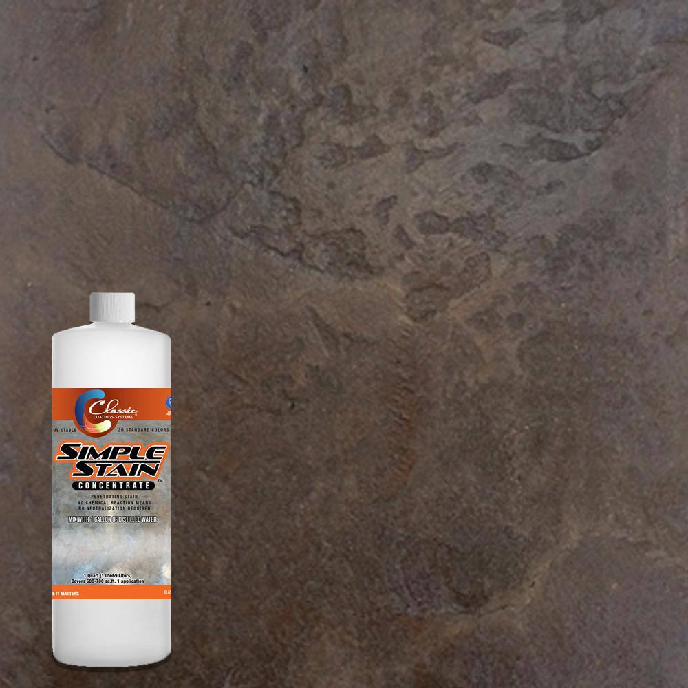 Surecrete Eco-Stain Semi-Transparent Water-Based Concrete Stain – 30 Eco-Friendly Colors, Made In USA