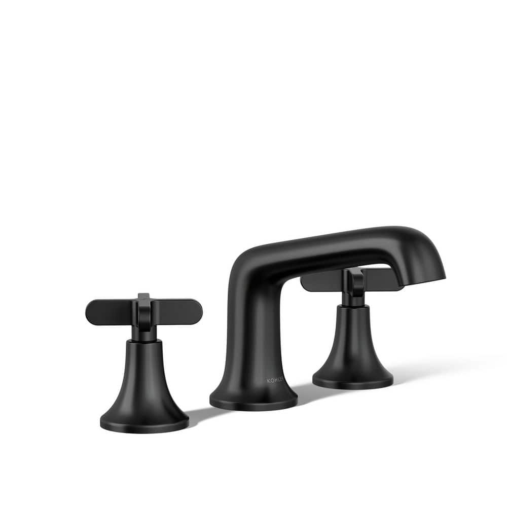 KOHLER Setra 8 in. Widespread Double Handle Bathroom Faucet in
