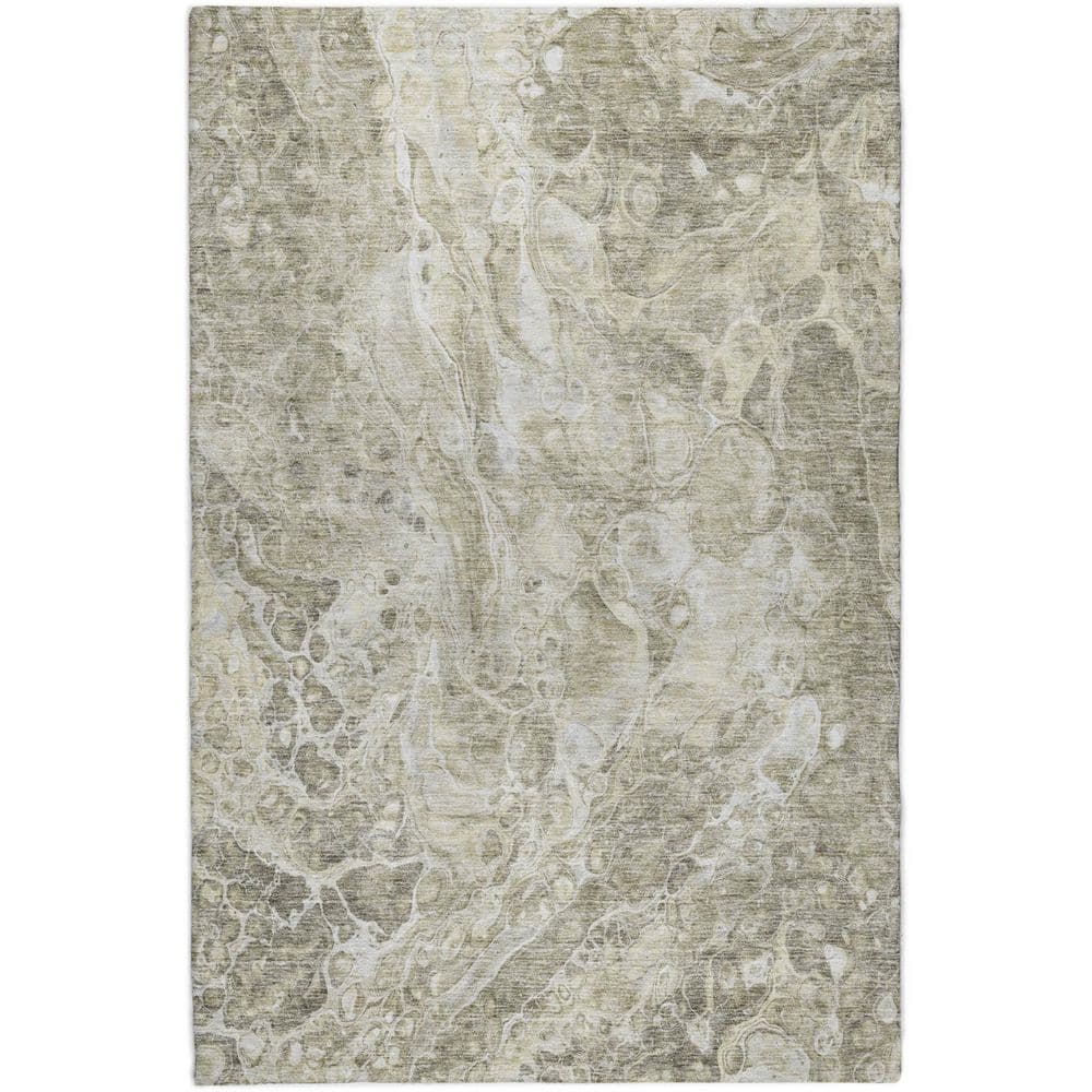Dream Shag Premium Machine Washable Abstract ADS670 Tan 5 ft. x 7 ft. 6 in. Area Rug price history on PriceWatchPro