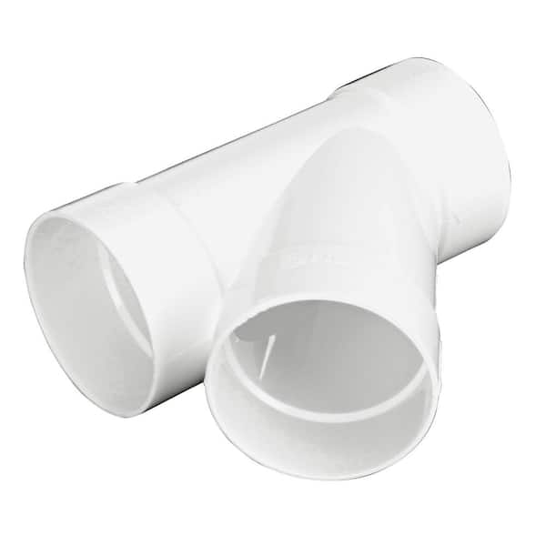 NDS PVC S&D 45° Wye, 4 in. Hub X Hub X Hub 4P08 - The Home Depot