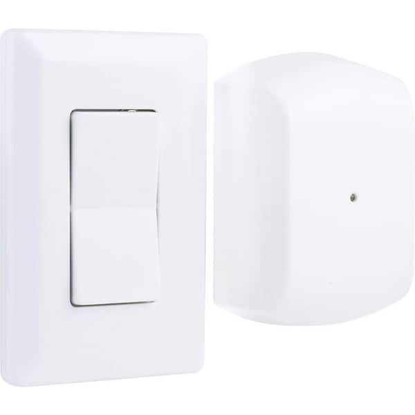Wireless Remote Control 3 Outlet Plug On OFF Electrical Grounded Wall Switch