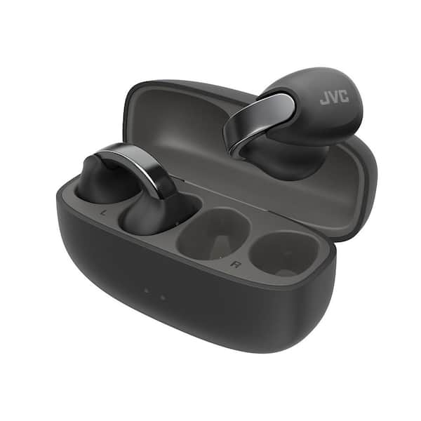 JVC Nearphone Black Wireless Bluetooth Open-Earcuff Over the Ear