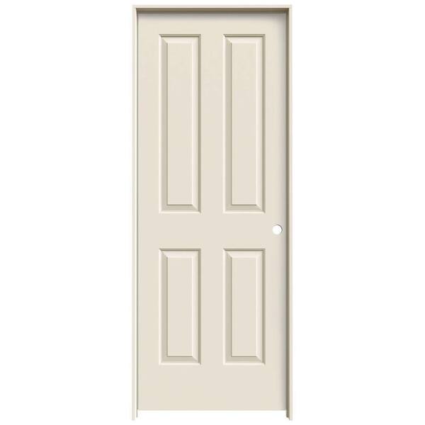 JELD-WEN 24 in. x 80 in. Coventry Primed Left-Hand Smooth Molded Composite Single Prehung Interior Door