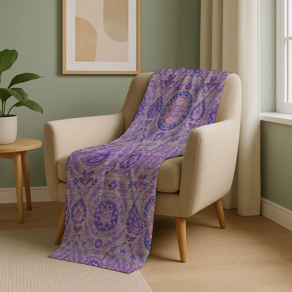 Premium Machine Washable ASB751 Lavender 50 in. x 70 in. Sherpa Throw Blanket price history on PriceWatchPro
