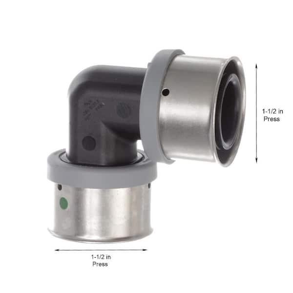 PureFlow 1-1/2 in. x 1-1/2 in. Press Polymer 90-Degree Elbow (5-Pack)