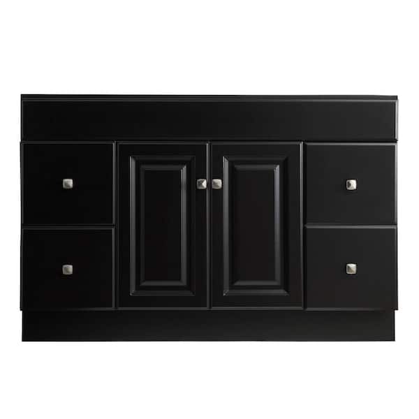 Wyndham 48 in. W x 21 in. D Ready to Assemble Bath Vanity Cabinet Only in Espresso Wyndham 48 in. W x 21 in. D Ready to Assemble Bath Vanity Cabinet Only in Espresso