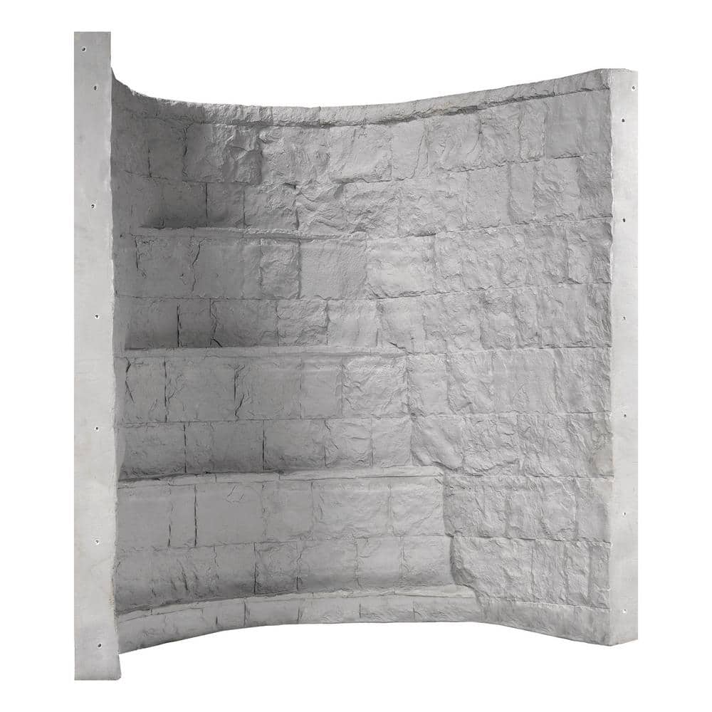 Window Well Shape Types SHAPE PRODUCTS Rockwell 66 in. x 44 in. x 72 in. Gray Composite Window ...
