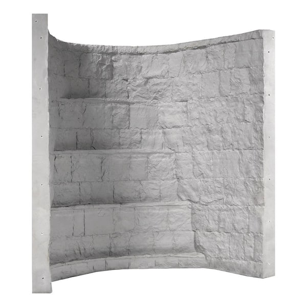 Rockwell 66 in. x 44 in. x 72 in. Gray Composite Window Well