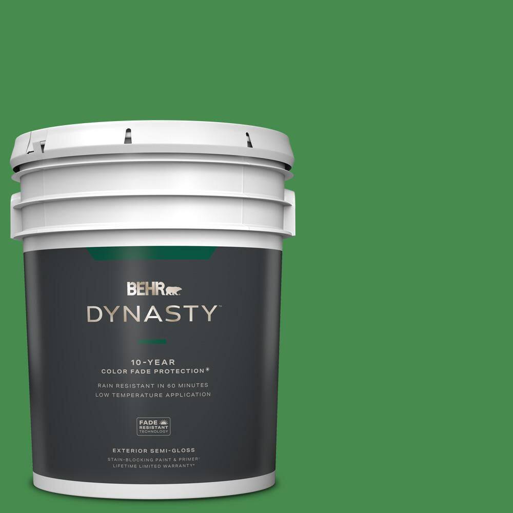 Reviews for BEHR DYNASTY 5 gal. MQ448 Green SemiGloss