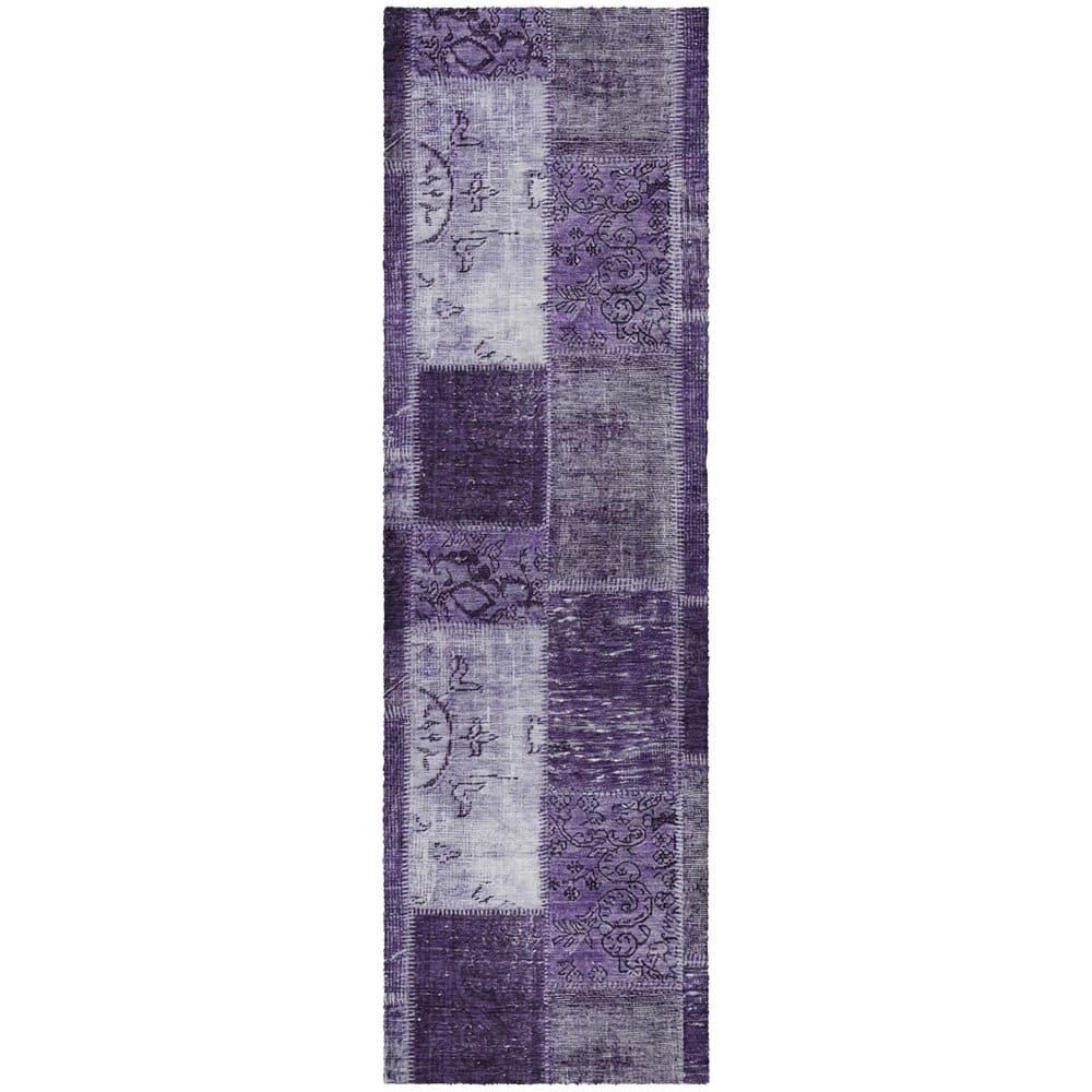 Dream Shag Premium Machine Washable Abstract ADS631 Purple 2 ft. x 7 ft. Runner Rug price history on PriceWatchPro