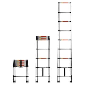 8 .5 ft. Aluminum Telescoping Extension Ladder with 330 lbs. Load Capacity