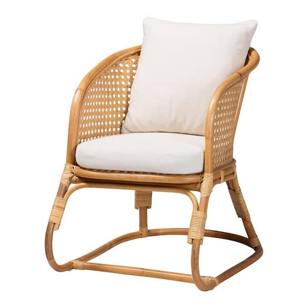 bali & pari Niko Light Honey Rattan Arm Chair