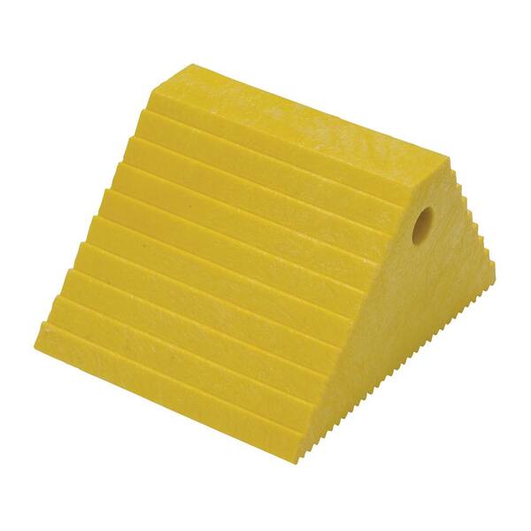 Wheel Chock Yellow 15 In W x 11 In H Wheel Chock Yellow 15 In W x 11 In H